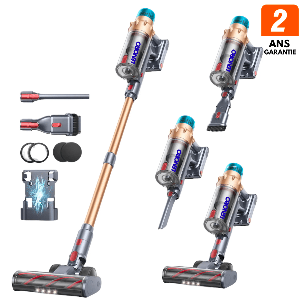 Aspirateur balai sans fil LENORO Q 12 - Lenoro FR