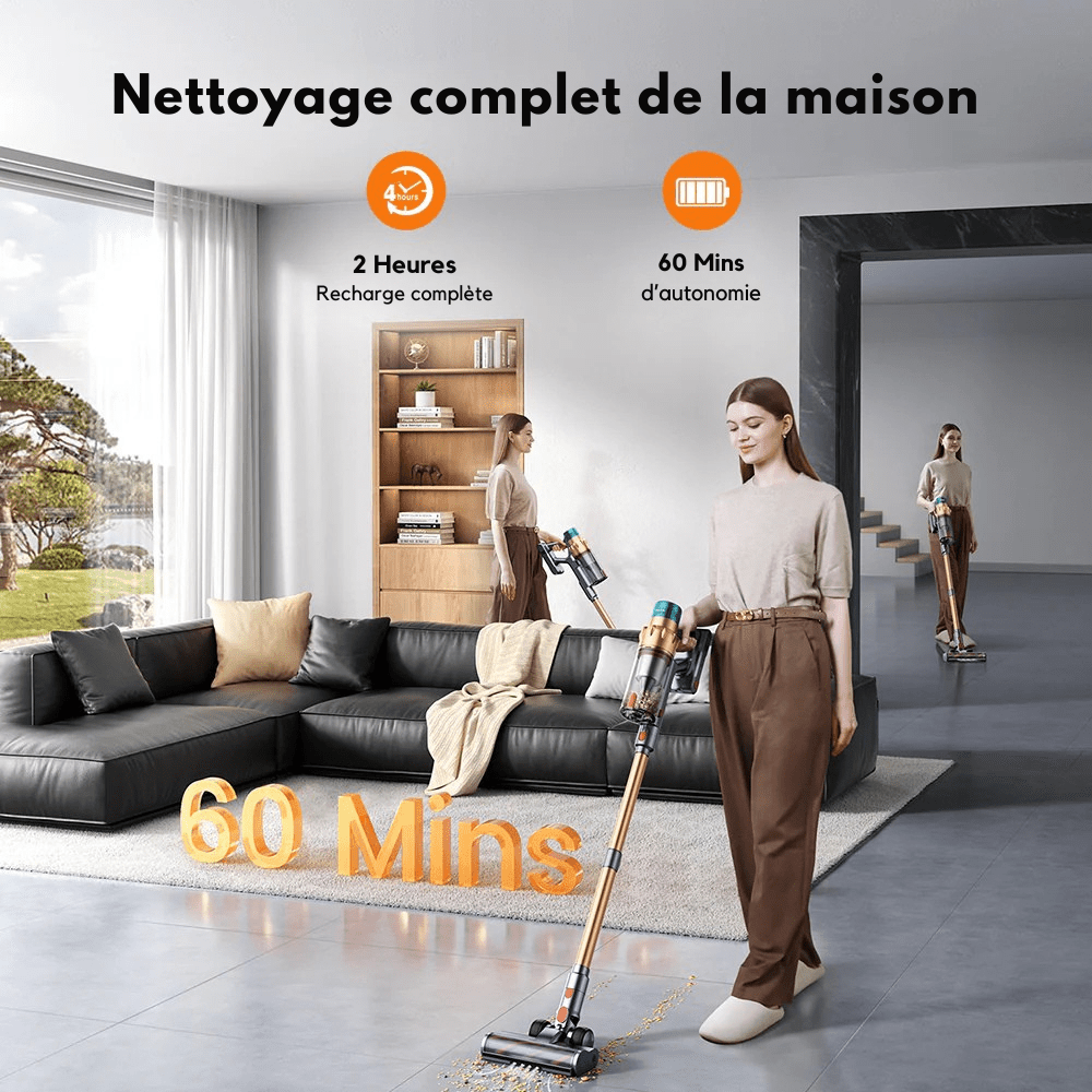 Aspirateur balai sans fil LENORO Q 12 - Lenoro FR