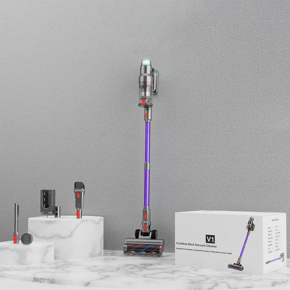 Aspirateur balai V9 Pro – Moteur ultra-puissant 100 000 tr/min pour une performance exceptionnelle